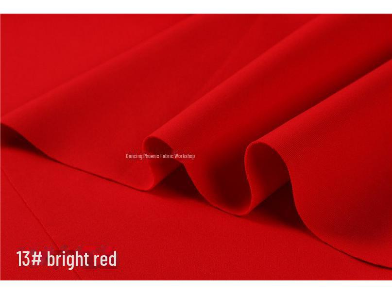 300g Two-Way Stretch Thin Air Layer Knit Fabric for Smooth, Thick, and Comfortable Sweaters