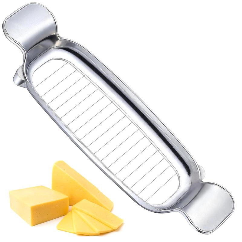 Butter And Cheese Slicer, Stainless Steel Multipurpose Cheese Slicer Food Cutter, Butter Slicer Cutter Cheese Slicer Durable