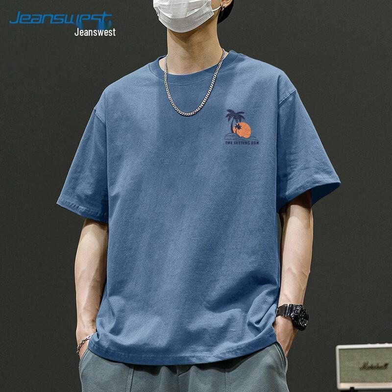 Jeanswest Men s 2026 Summer Cotton Loose Fit T-Shirt XL