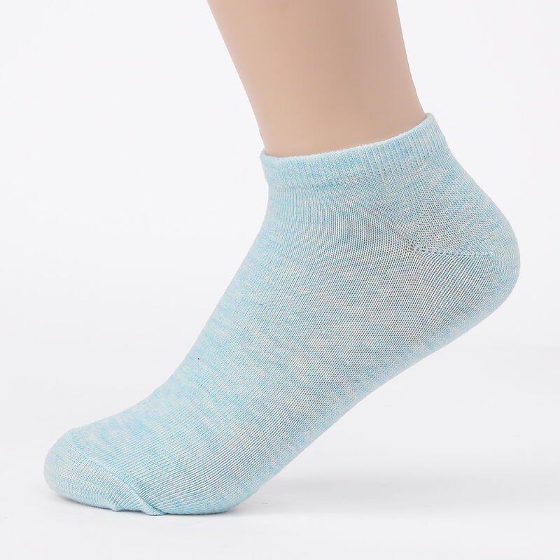 5 пар мягких женских коротких носков, смешанные цвета