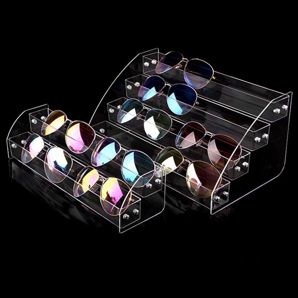 Mehrschichtiger Schmuckorganisator Acrylständer Nagellackregal Brillenrahmenständer Display Sonnenbrille Damen Aufbewahrungsbox