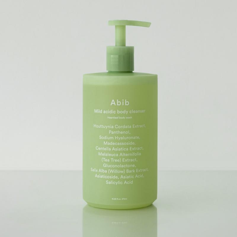 ABIB Łagodny Kwasowy Żel do Mycia Ciała Heartleaf 470ml