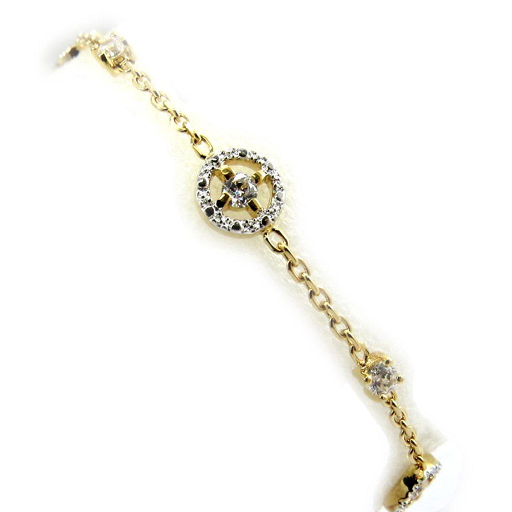 Altesse [G2464] - Gold Plated Bracelet 'Goddess'