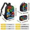 3PCS Numbered 6&7 Pattern Backpack Set | The Perfect Choice for School & Travel