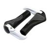 Ergonomic Aluminum Alloy Mountain Bike Handlebar Grips with Rubber Lock-On Ends