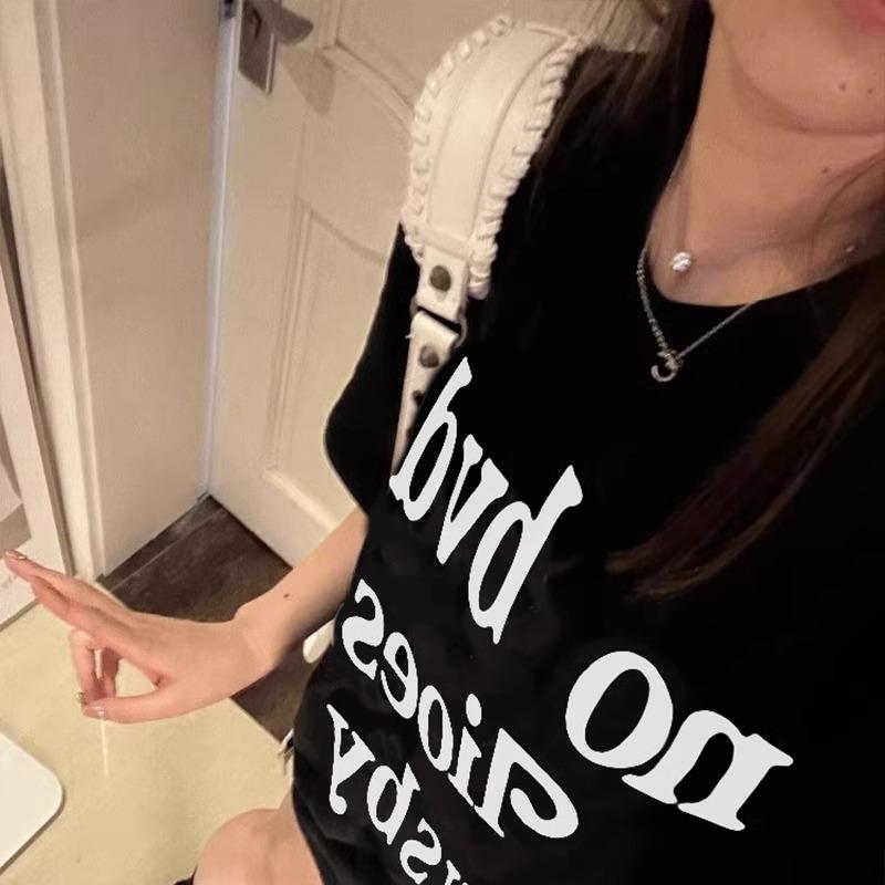 Women's Plus Size Retro High Street Cotton Oversized Half-Sleeve T-Shirt