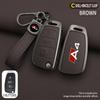 Zinc Alloy Leather Car Remote Key Cover Case for  A4 b6 b7 b8 b9 Protection Shell Fob Keychain Keyless Interior Accessories