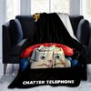1pc, Toy Story Chatter Telephone Blanket Home Decor, Couch Throw Blanket, Gift for Friends, Soft Coverlet Perfect for Bedroom, Living Room