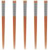 Happy Set of Made In PID4654 J-kitchens Chopsticks, 5, Material Wood, Chopsticks, Japan,