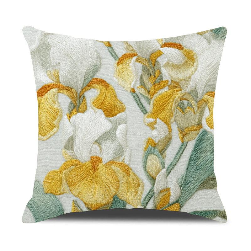 Sunflower Pillowcase Art Series Summer Sofa Pillowcase Bedroom Decoration Bedside Sunflower Pillow
