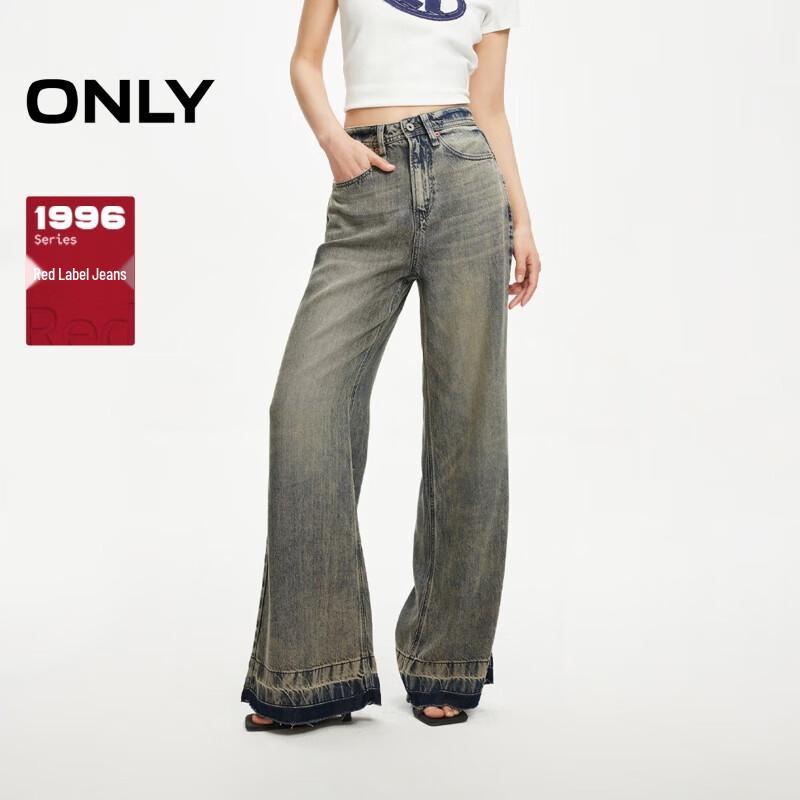 ONLY Women s Lyocell Retro Wide-Leg Jeans XS