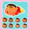 1 Piece  Crayon Shin-Chan Pat On The Head Lamp Toy With Light Ornament Anime Figure Model Small Night Light Toys