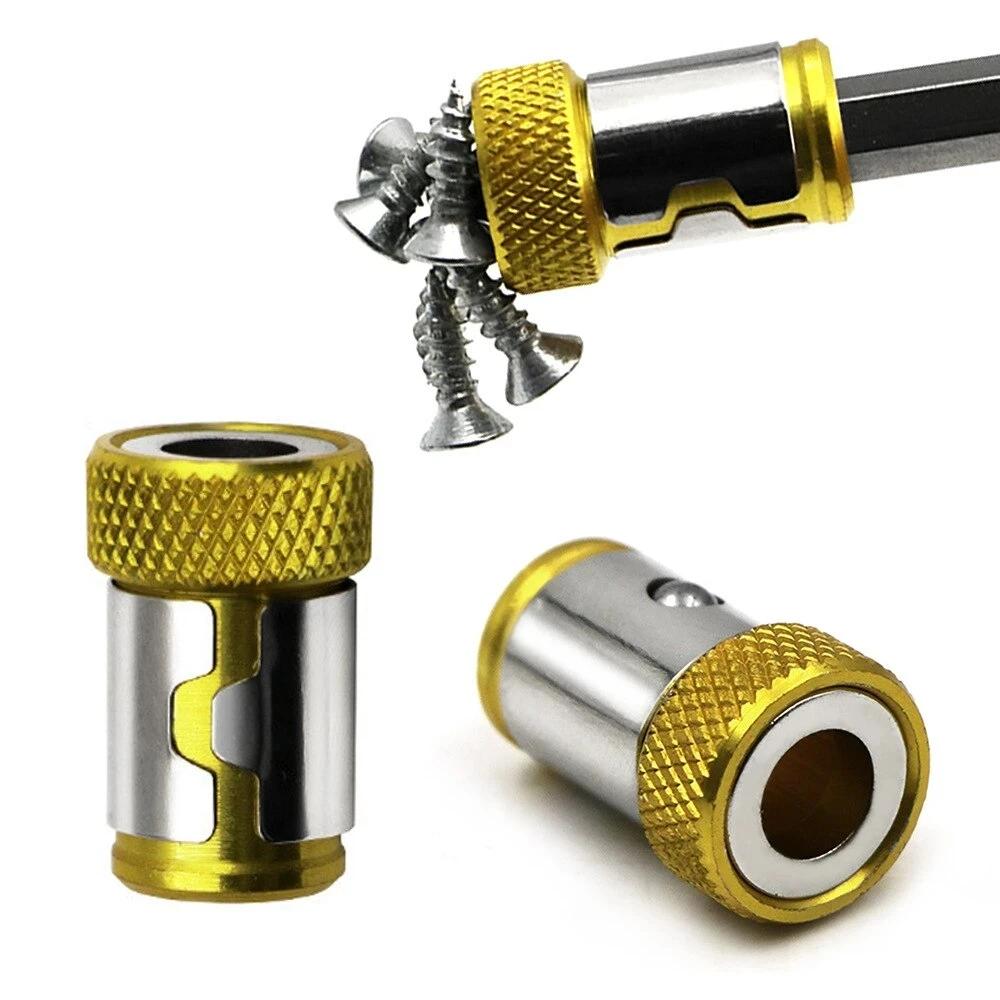 Magnetic Bit Holder Alloy Electric Magnetic Ring Screwdriver Bit Head Holder Anti Corrosion Magnetizer for Phillip Bit