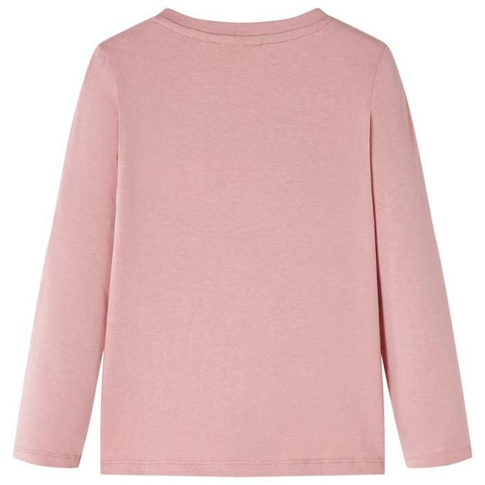 T-shirt pour enfants à manches longues rose 92/104/116/128/140