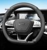 Fits Besturn Models: Ultra-Thin Genuine Leather Steering Wheel Cover for B70, ST99, T77, T33, E01, T55, B30, B40