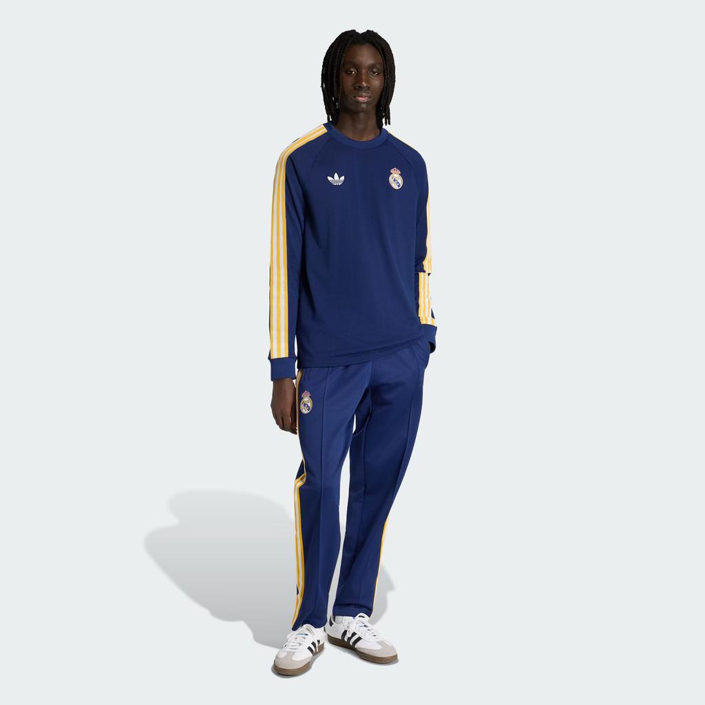 Puma Adidas Puma Adidas Real Madrid Football Sports Casual Retro Long Sleeve T-Shirt Men T-Shirt KE3849
