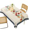 1PC Modern Simple PVC Dining Table Cloth Waterproof Oil-proof Anti-scalding Leave-in Table Cloth Non-slip Thermal Insulation
