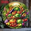 Metal Painting Tin Wall Art Handmade Home Decor 20x20cm