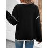 Loose Women's Fleece Jacket Autumn Winter Outerwear Color Block Oversize Coat Cross-Border E-commerce Independent Station