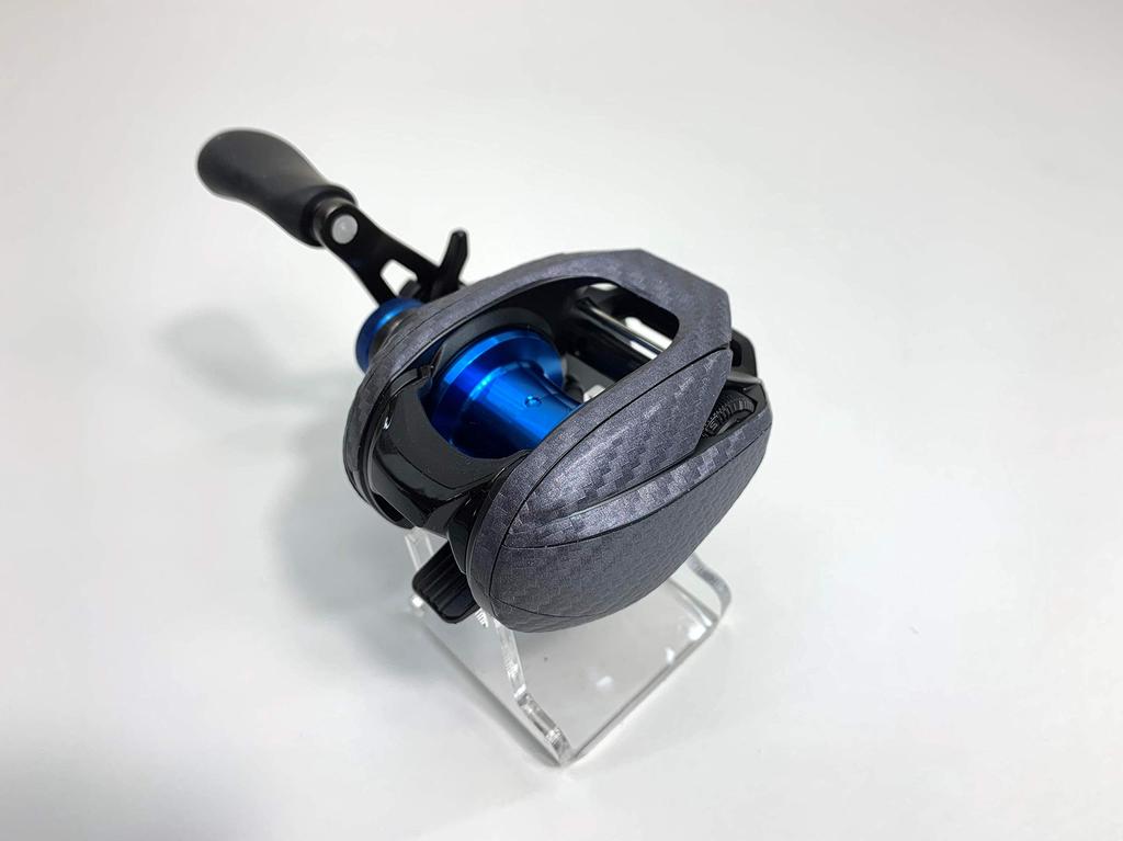 CUSTOM Custom Decal for YOROI 20SLX DC Baitcasting Scratch Protection SEAT.JP Reel, (Silver, Left-Handed)