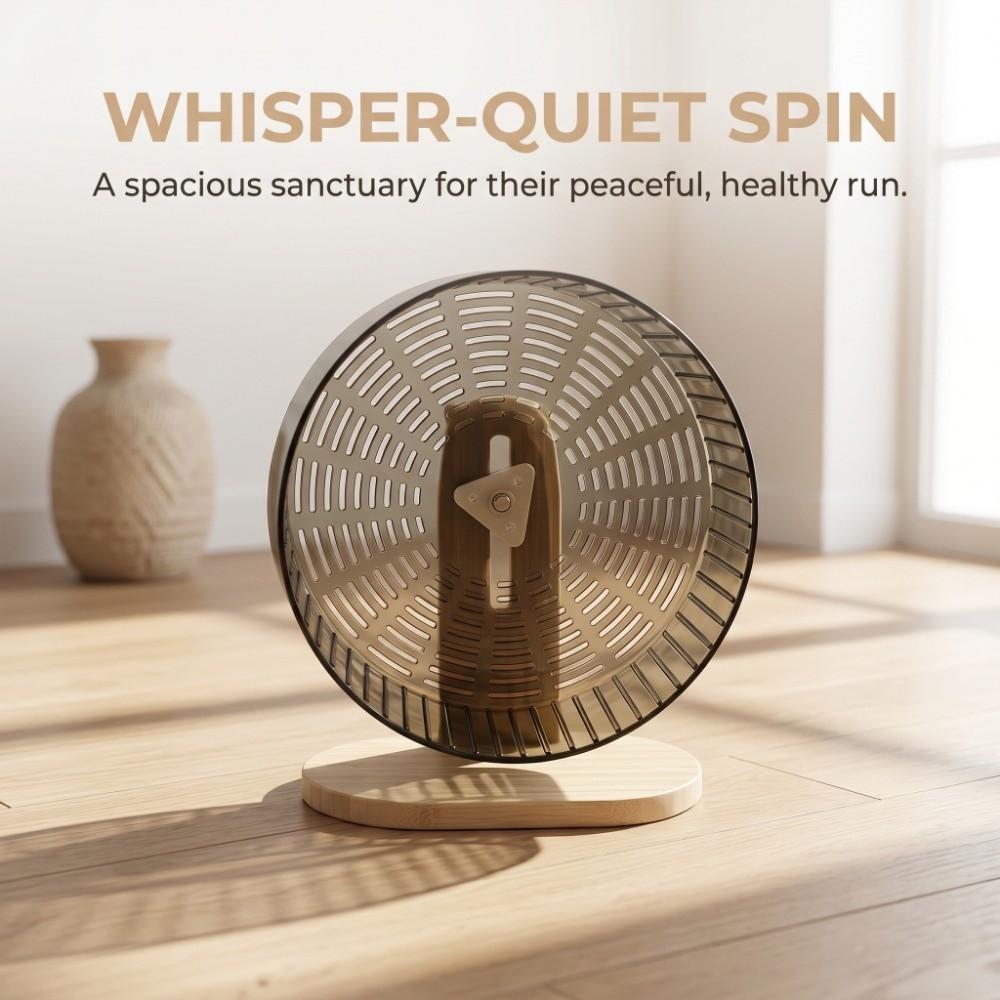 21cm Hamster Running Wheel Stable Durable Hamster Wheel Toy Removable Silent Hamster Exercise Device Small Animal Toys