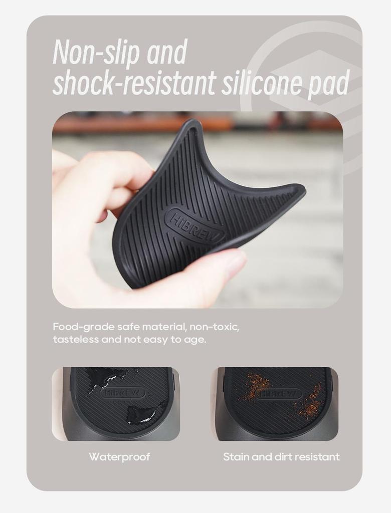 Electric Coffee Grinder HiBREW G5, 48mm Conical Burr, 36 Gears Grinding Adjustable, for Espresso/Turkish/Pour Over/Mocca/Drip Coffee