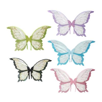 Schmetterlingsflügel Feenflügel Kostüm für Mädchen Kind Halloween Schmetterlingskostüm für Cosplay Party Rollenspiel