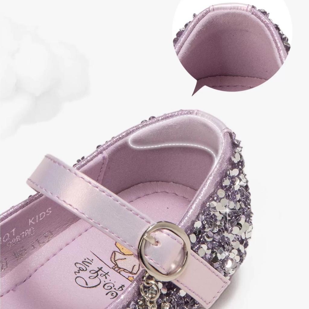 Girls' Fashionable Princess Shoes Children's High-end Crystal Shoes Soft-soled Small Leather Shoes Girls' Lightweight Shoes