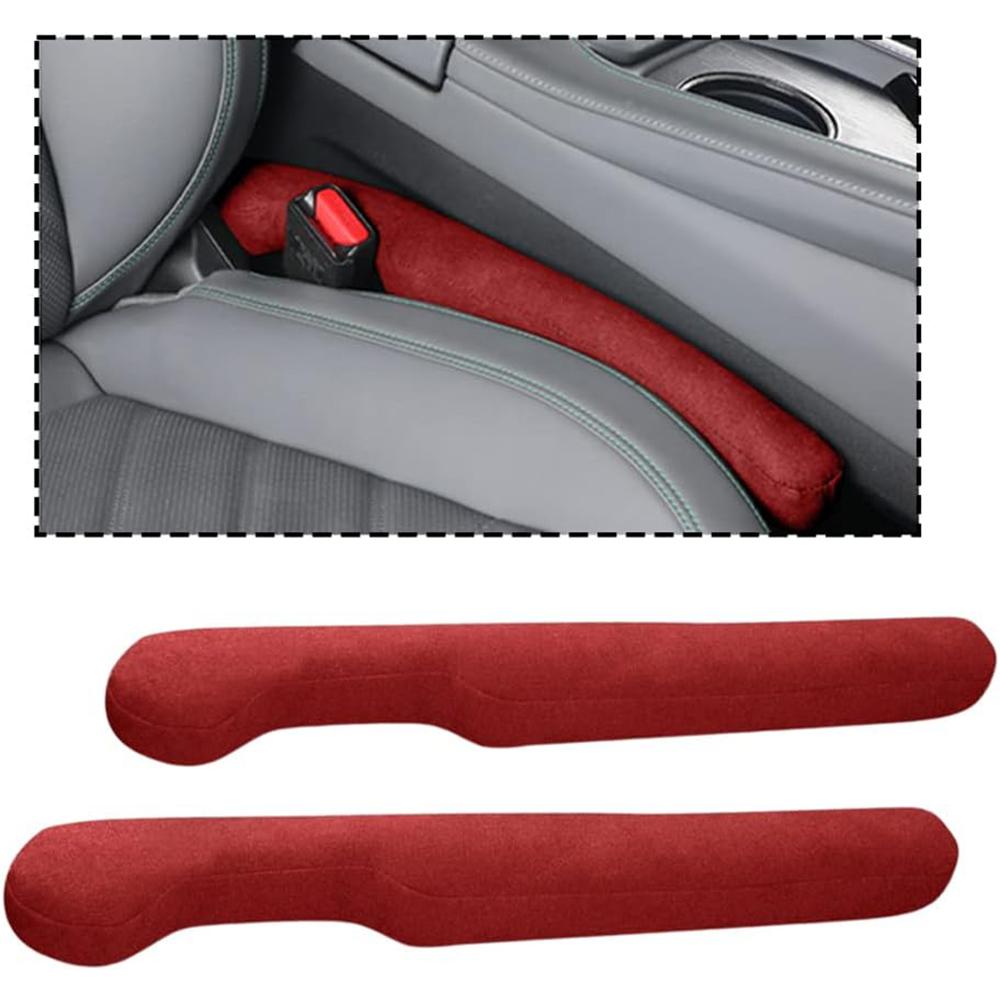 2PCS Universal Car Seat Gaps Filler Car Accessories Black Fit For Most Vehicles