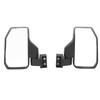 2PCS Rear View Mirrors Wide View Clear Vision Adjustable Black Side Mirror Set for ATV UTV Motorcycle