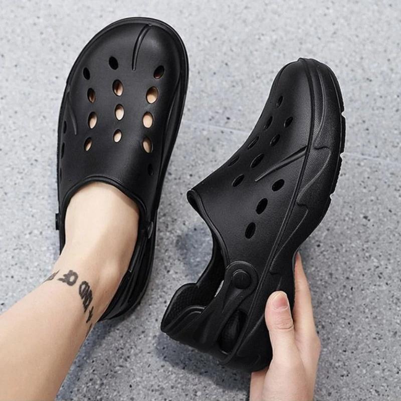 Fashion Outdoor Men's Sandal Beach Sports New Design 2025 Expensives Casual Eva Pvc Clearance Sale Daily Use Summer 39 Color Male Shoe