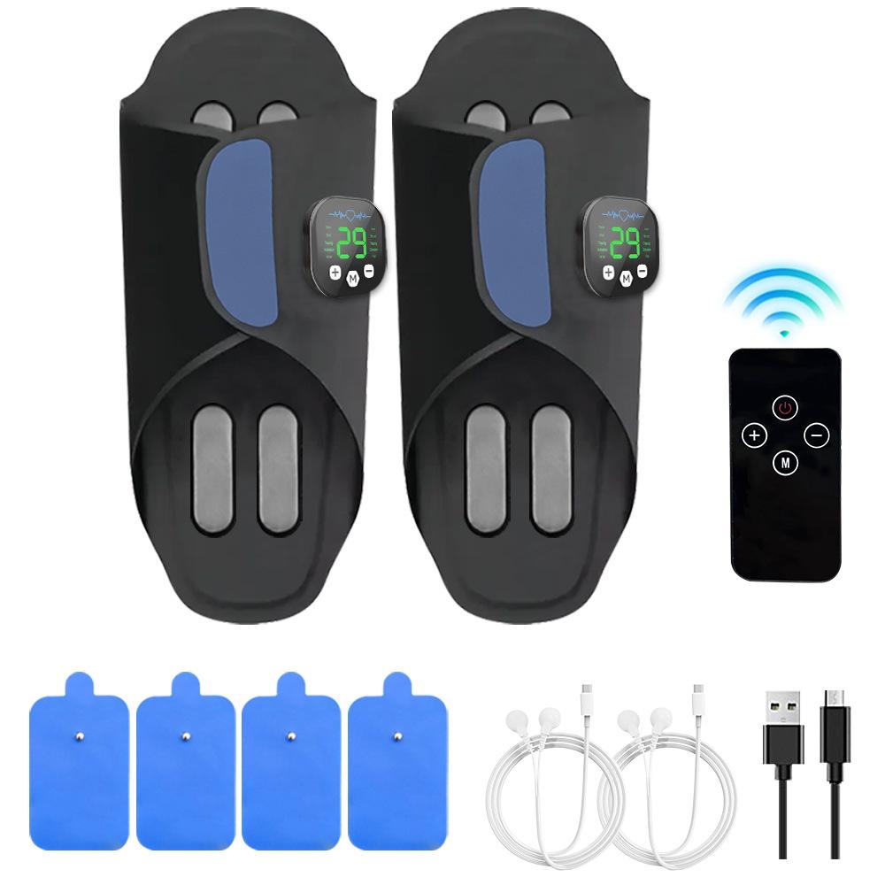 Professional TENS-EMS Foot Massager Machine for Relaxation, Shiatsu Acupoint Massage Pad with Pulse, Portable Home Use