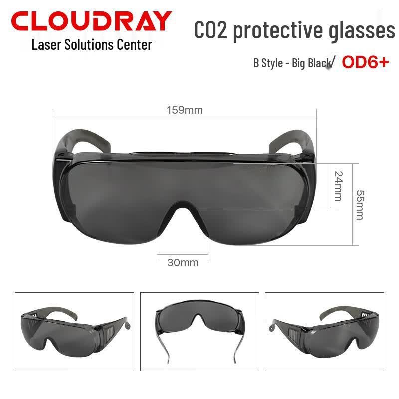 Cloudray 10600nm CO2 Laser Safety Glasses