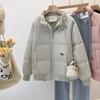 Stand-up Collar Winter New Cotton-padded Clothes Versatile Thickened Loose Warm Jacket Cotton-padded Jacket Bread Couple Cotton-padded Clothes