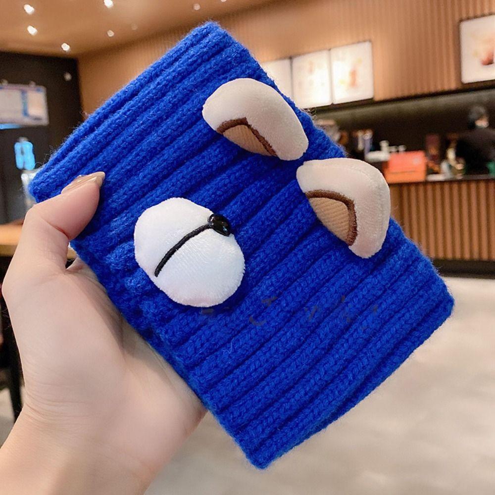 Winter Wool Cute Turban Kawaii Wide Headwrap Women Hair Band Bear Headband Hair Accessories