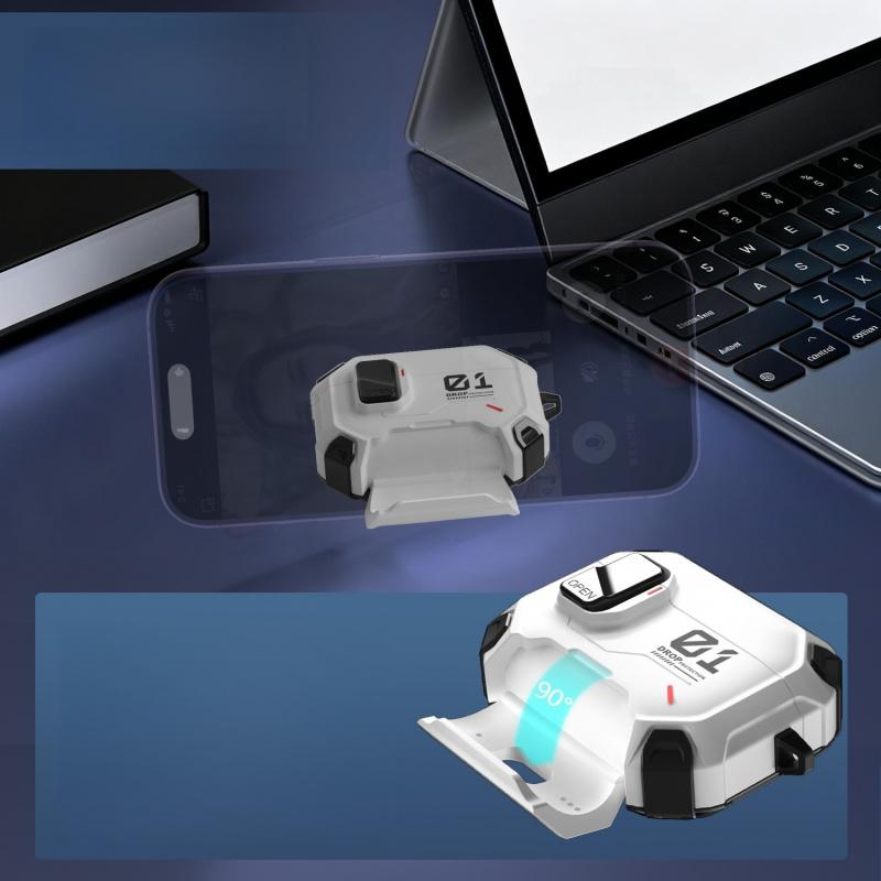 New Safety Lock Earphone Case for AirPods Pro 3 Pro Pro2 Case Auto-Open Hard Shell for AirPods 4 Pro 2 3 Compatible