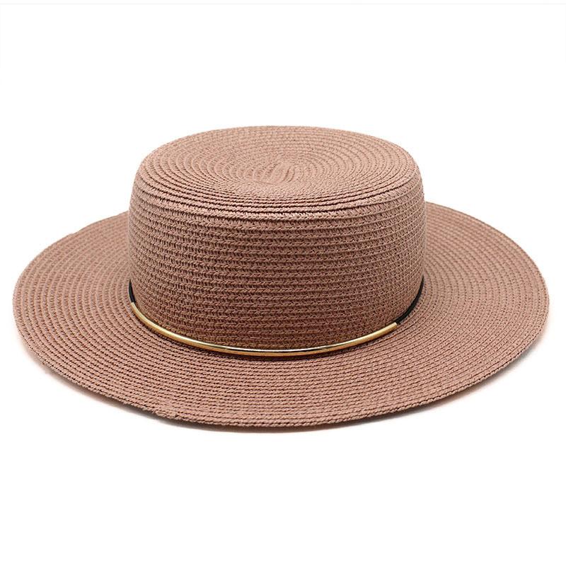 Classic Irish Straw Hat With Wide Brim For Summer Sun Protection And Breathability