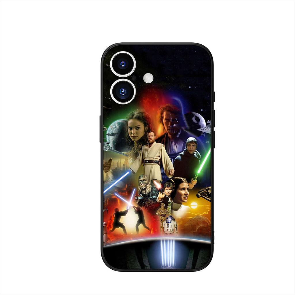 Cover per Samsung Galaxy S25 S23 S22 S24 FE Ultra Plus A56 A05 A06 A15 A16 A57 S7 Edge Custodia Sfondo Stelle Darths Wars Vaders