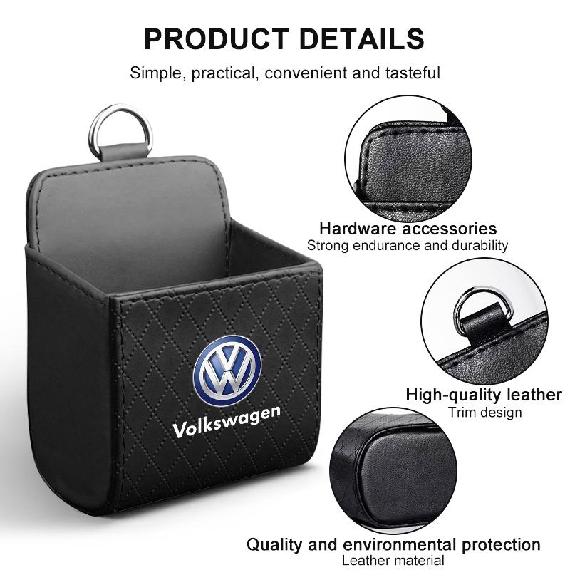 2026 Ζεστό Για Αυτοκίνητο Volkswagen VW Τσάντα Αποθήκευσης Εσωτερικού Αεραγωγού Τσάντα Απορριμμάτων Κρεμαστό Κουτί Οργάνωσης Για Volkswagen Golf 3 4 MK3 MK4