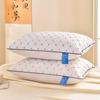 Orthopedic Cervical Support Pillow Adults Medium Height 20-25cm Hollow Fiber Fill Breathable Polyester-Cotton Cover Single