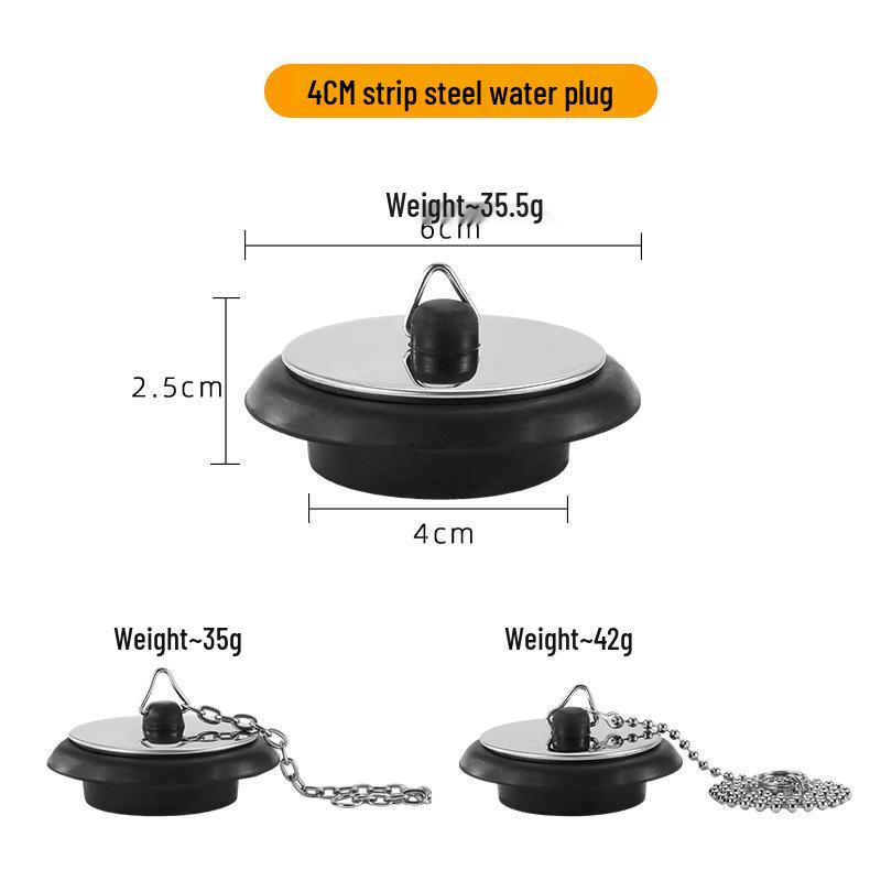 Silicone Bathtub and Sink Drain Stopper