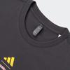 adidas X Les Mills Letter And Number Print Sports Fitness Crew Neck Short Sleeve T-Shirt Unisex Tops Carbon-Black JN4350