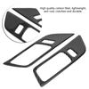 Carbon   Door Handle Bowl Cover Trim High Quality Scratch Resistant Car Interior Accessories for 2015 2017 Black 2pcs