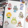 105pcs rabub graffiti stickers cartoon cute labubu guka decorative mobile phone case notebook hand account sticker