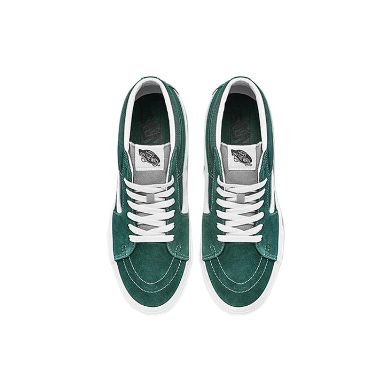 Vans Sk8 Mid Classic Mid Top Casual Skate Shoes Unisex Green Vans VN0A3WM322K