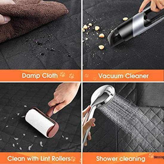 Ultrasonic Pet Car Mat: Waterproof, Anti-Scratch & Anti-Dirty Rear Seat Protector for Dogs.