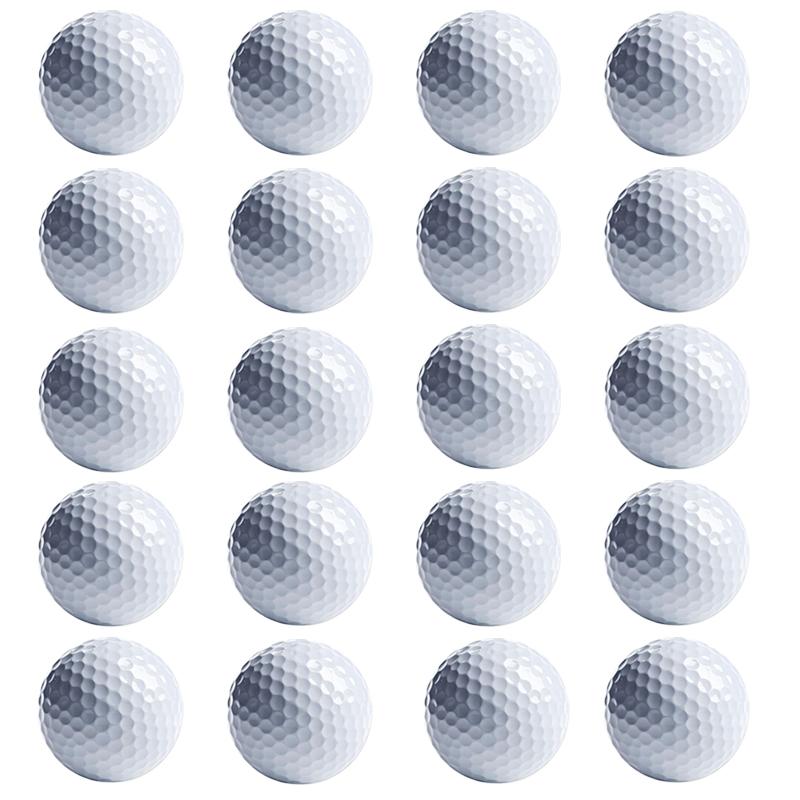10/20 Pcs Golf Balls Driving Range Double-layer Match Ball Colored Durable Golf Training Practice Ball for Match Use