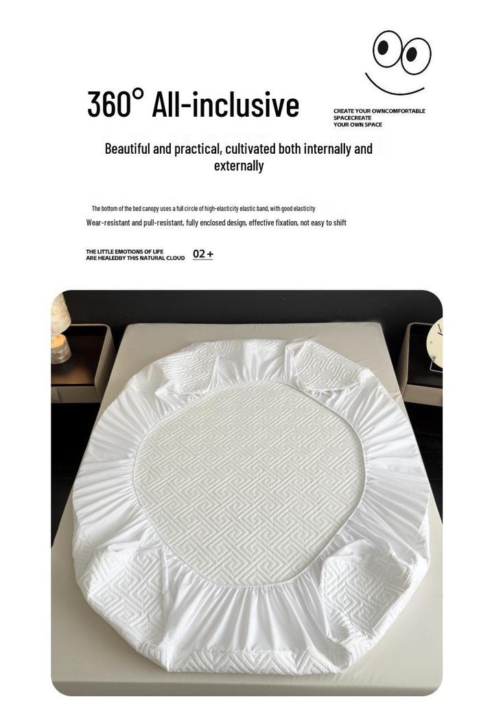 Waterproof Quilted Anti-Stain Anti-Slip Mattress Protector