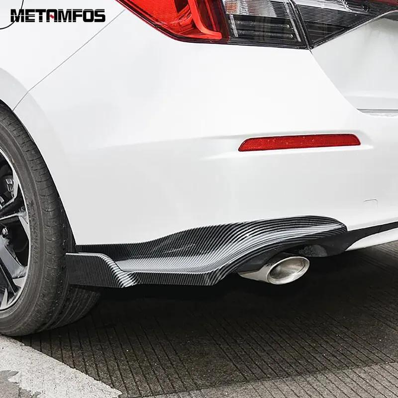 Front Corner Bumper Trim For Honda Civic Sedan 11th - 2024 Carbon Fiber Anti-Collision Strip Accessories Car Styling