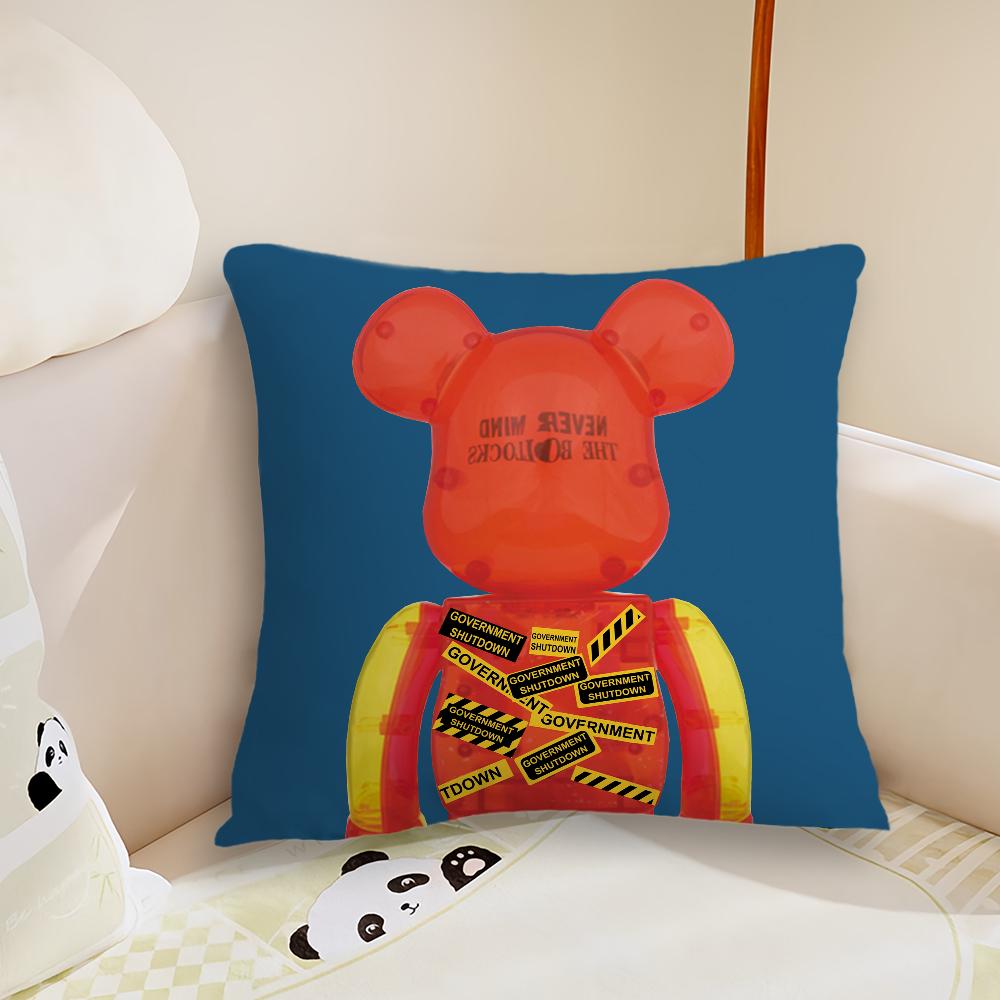 Süßes Mode B-Bearbricks-S Coole Kissenhülle Wohnzimmer Kopfteil Schlafzimmer Büro Kissen Kissen Sofa Nickerchen Zeit Kissenbezug